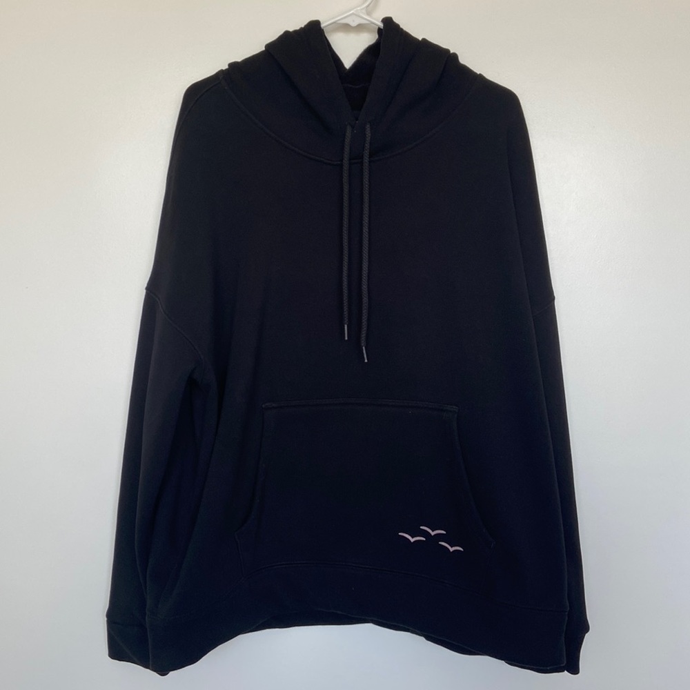 Lazypants - CHLO RELAXED FIT HOODIE IN BLACK